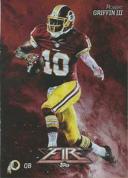2014 Topps Fire - Flame Foil #55 Robert Griffin III Front
