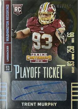 2014 Panini Contenders - Playoff Ticket #182 Trent Murphy Front
