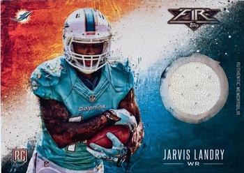 2014 Topps Fire - Fire Relics #FR-JL Jarvis Landry Front