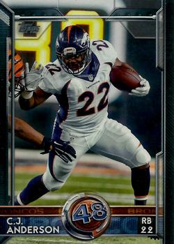 2015 Topps #346 C.J. Anderson Front