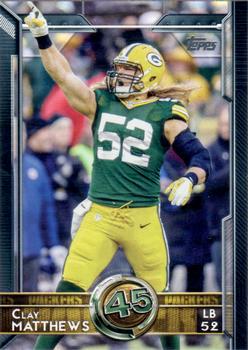 2015 Topps #390 Clay Matthews Front