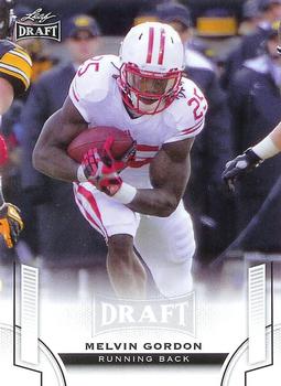 2015 Leaf Draft #41 Melvin Gordon Front