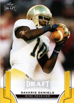 2015 Leaf Draft - Gold #67 Davaris Daniels Front