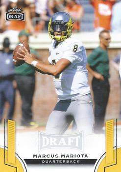 2015 Leaf Draft - Gold #83 Marcus Mariota Front