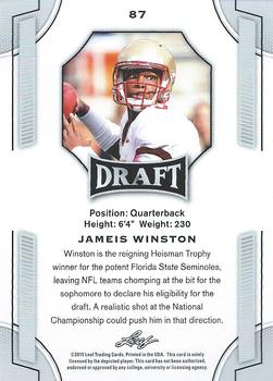 2015 Leaf Draft - Gold #87 Jameis Winston Back