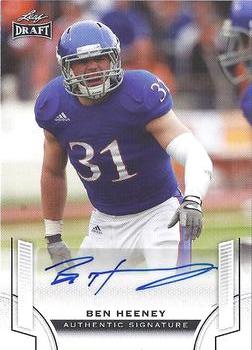 2015 Leaf Draft - Autographs #BA-BH2 Ben Heeney Front