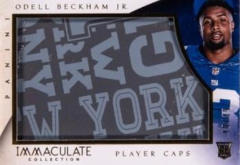 2014 Panini Immaculate Collection - Rookie Player Caps #RPC-OB Odell Beckham Jr. Front