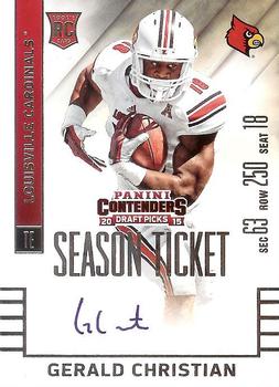 2015 Panini Contenders Draft Picks #187 Gerald Christian Front