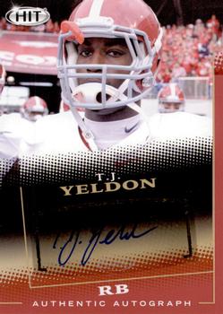 2015 SAGE HIT - Autographs Red #A40 T.J. Yeldon Front