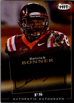 2015 SAGE HIT - Autographs Black #A142 Detrick Bonner Front