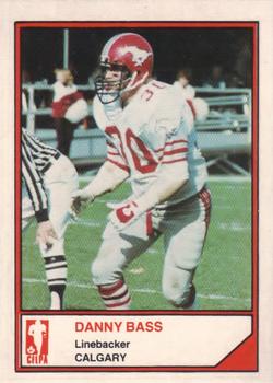 1983 JOGO CFL Limited #NNO Danny Bass Front