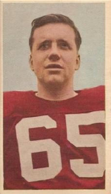 1954 Blue Ribbon Tea CFL #75 Bruce Coulter Front