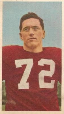 1954 Blue Ribbon Tea CFL #76 Jim Miller Front