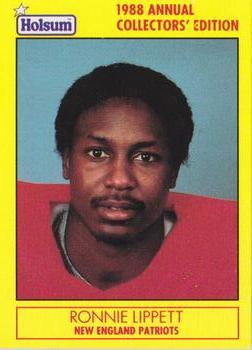 1988 Holsum New England Patriots #4 Ronnie Lippett Front