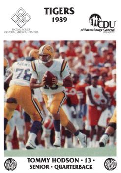 1989 LSU Tigers Police #14 Tommy Hodson Front