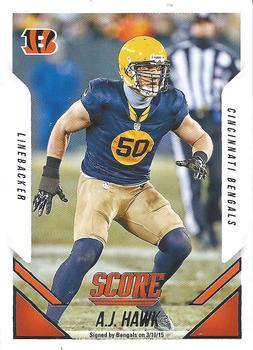 2015 Score #200 A.J. Hawk Front