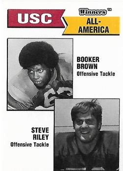 1988 Southern Cal Winners #NNO Booker Brown / Steve Riley Front