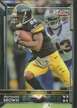 2015 Topps Chrome #13a Antonio Brown Front