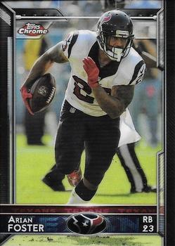 2015 Topps Chrome #38a Arian Foster Front