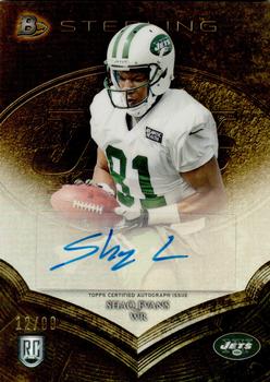 2014 Bowman Sterling - Autographs Gold Refractors #BSA-SE Shaquelle Evans Front