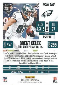 2015 Score - First Down #258 Brent Celek Back