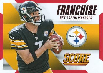 2015 Score - Franchise Red #10 Ben Roethlisberger Front