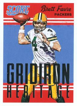 2015 Score - Gridiron Heritage #7 Brett Favre Front