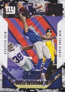 2015 Score - SP Photo Variations Night Camo #308 Odell Beckham Jr. Front