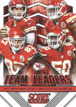 2015 Score - Team Leaders #26 Alex Smith / Jamaal Charles / Justin Houston / Travis Kelce Front