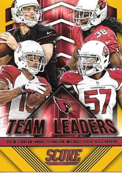 2015 Score - Team Leaders Gold #30 Alex Okafor / Drew Stanton / Andre Ellington / Michael Floyd Front