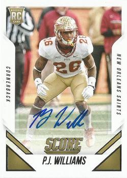 2015 Score - Rookie Signatures #333 P.J. Williams Front