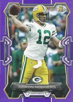 2015 Bowman - Veterans Purple #46 Aaron Rodgers Front