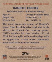 2015 Bowman - '48 Bowman Minis #BM-DH Danielle Hunter Back