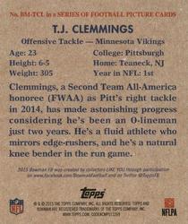 2015 Bowman - '48 Bowman Minis #BM-TCL T.J. Clemmings Back