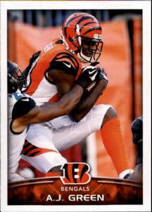 2015 Panini NFL Sticker Collection #91 A.J. Green Front