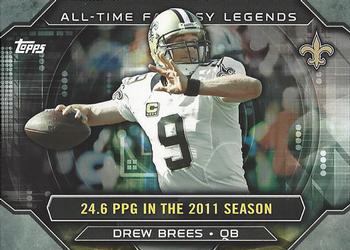 2015 Topps - All-Time Fantasy Legends #ATFL-DB Drew Brees Front