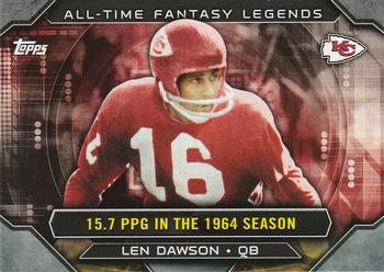 2015 Topps - All-Time Fantasy Legends #ATFL-LD Len Dawson Front