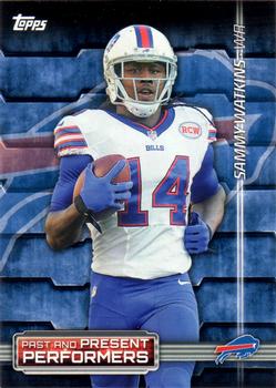 2015 Topps - Past and Present Performers #PPP-WK Sammy Watkins / Jim Kelly Front