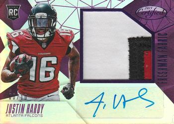 2015 Panini Certified - Mirror Purple #207 Justin Hardy Front