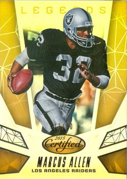 2015 Panini Certified - Legends - Mirror Gold #CL20 Marcus Allen Front