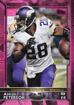 2015 Topps - Pink #228 Adrian Peterson Front