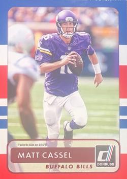 2015 Donruss - Red Foil #4 Matt Cassel Front