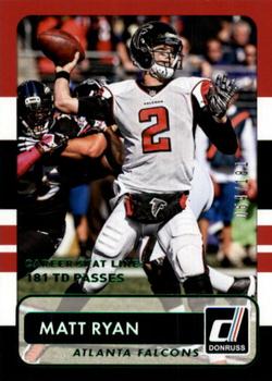 2015 Donruss - Stat Line Career Green #15 Matt Ryan Front