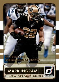 2015 Donruss - Stat Line Season #59 Mark Ingram Front