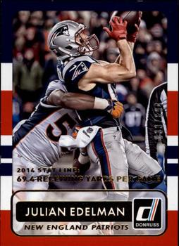 2015 Donruss - Stat Line Season #86 Julian Edelman Front