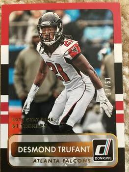 2015 Donruss - Stat Line Season #143 Desmond Trufant Front