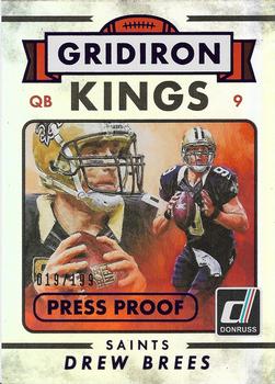 2015 Donruss - Press Proof Purple #287 Drew Brees Front