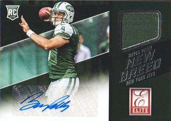 2015 Donruss - New Breed Jerseys Autographs #NBA-BYP Bryce Petty Front