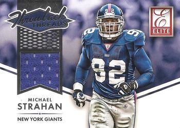 2015 Donruss - Throwback Threads #TT-MS Michael Strahan Front