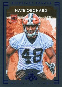 2015 Panini Gridiron Kings - Blue Framed #152 Nate Orchard Front